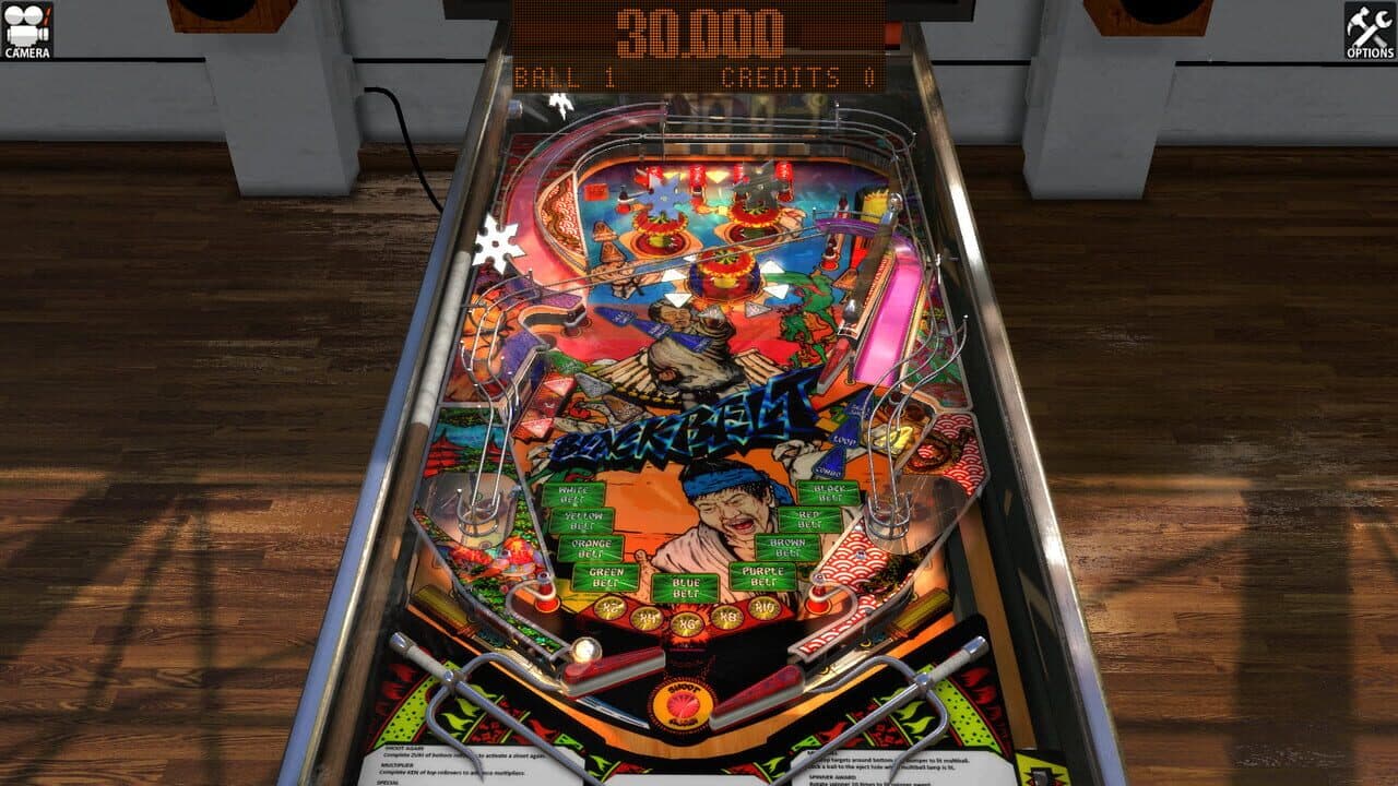 Zaccaria Pinball: Blackbelt 2018 Table screenshot 1