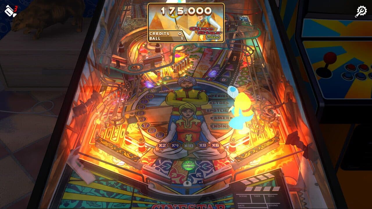 Zaccaria Pinball: Cine Star Deluxe Pinball Table thumbnail 3