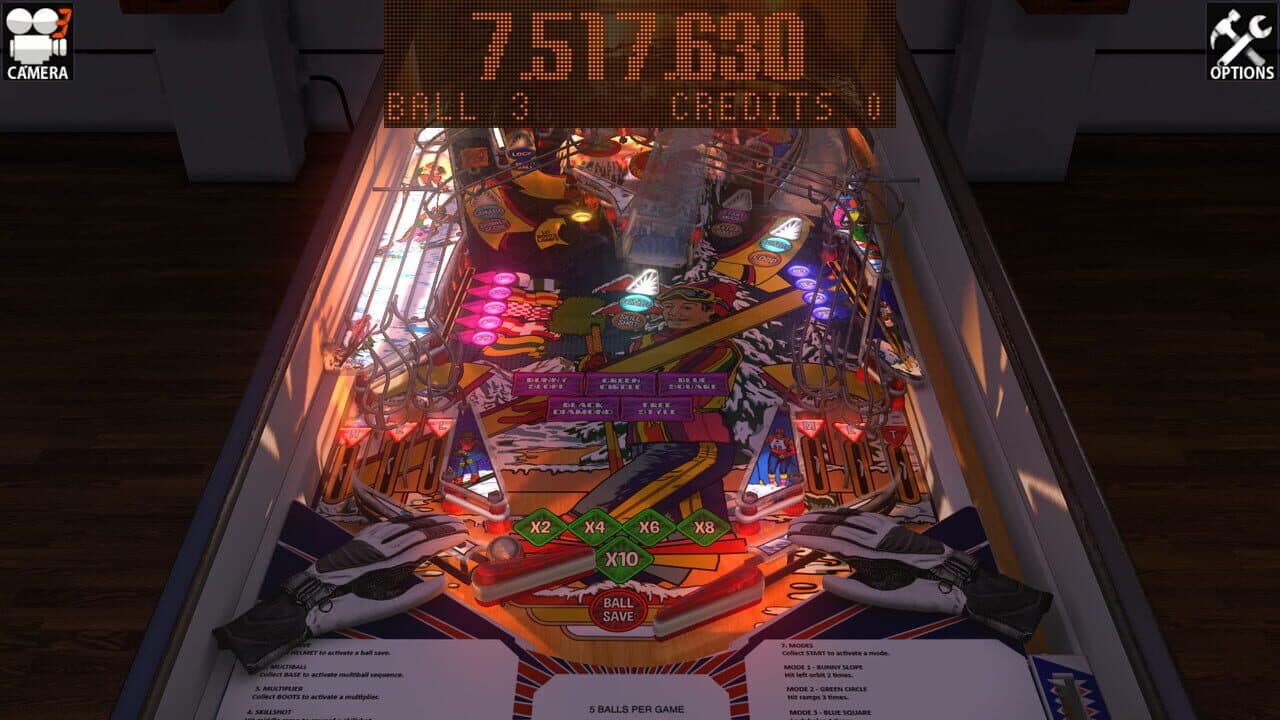 Zaccaria Pinball: Winter Sports 2018 Table screenshot 1