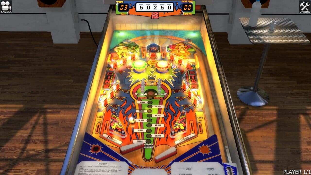 Zaccaria Pinball: Cine Star Table screenshot 1