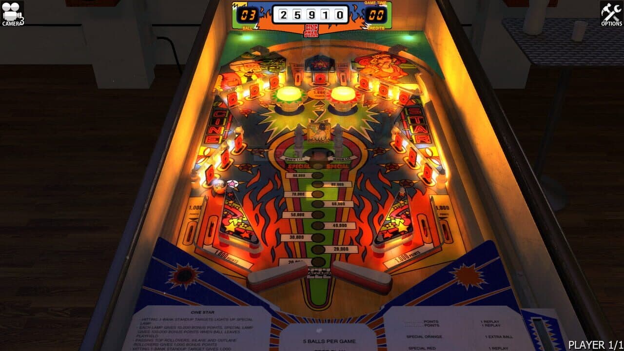 Zaccaria Pinball: Cine Star Table thumbnail 3