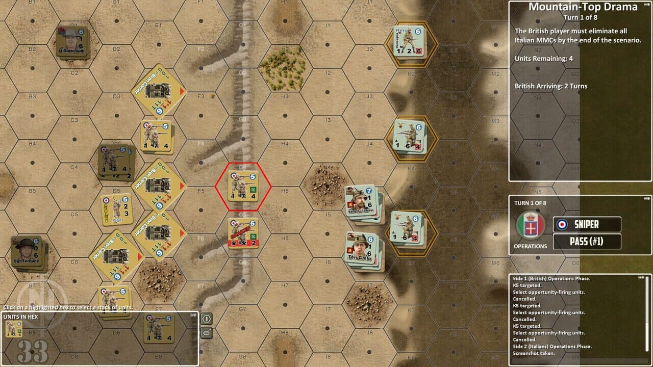 Lock 'n Load Tactical Digital: Heroes of North Africa - Battle Pack 1 screenshot 1