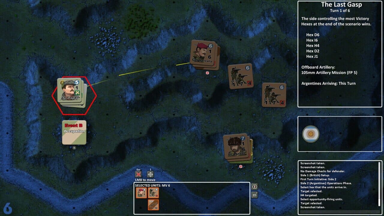 Lock 'n Load Tactical Digital: Heroes of the Falklands - Pack 1 screenshot 1