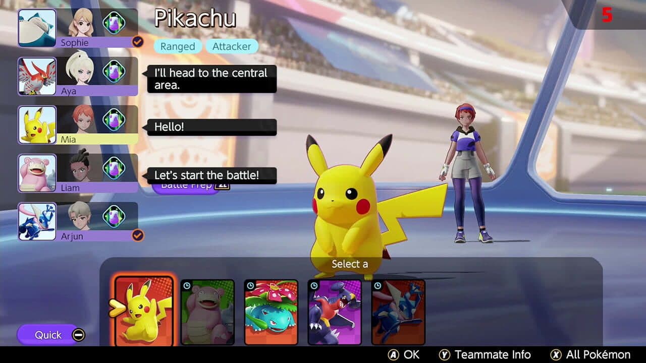 Pokémon Unite screenshot 1