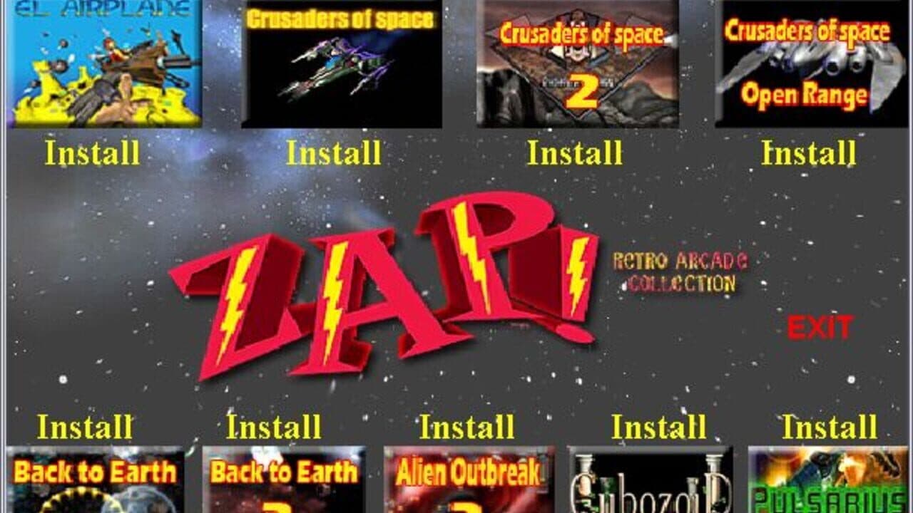 Zap! Retro Arcade Collection screenshot 1