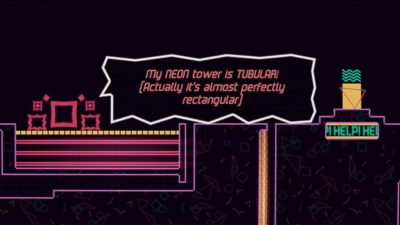 Big Neon Tower vs. Tiny Square screenshot 1