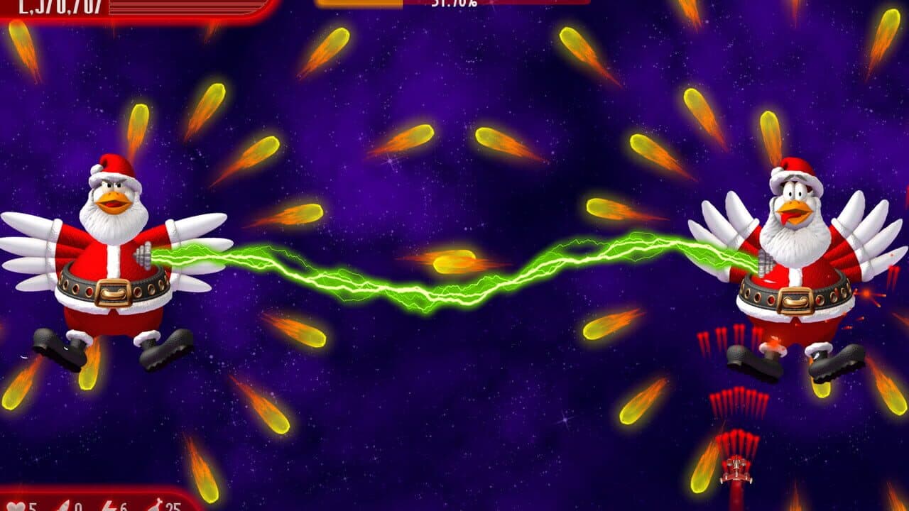 Chicken Invaders 4: Christmas Edition screenshot 1