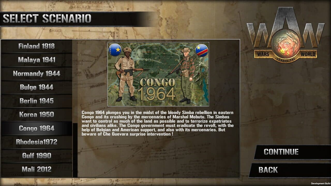 Wars Across the World: Congo 1964 screenshot 1
