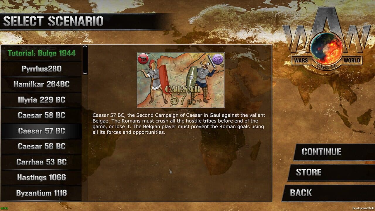 Wars Across the World: Caesar 57 screenshot 1
