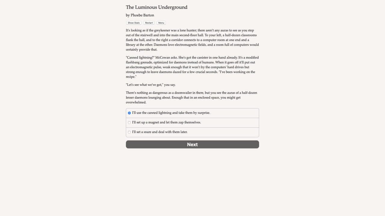 The Luminous Underground screenshot 1