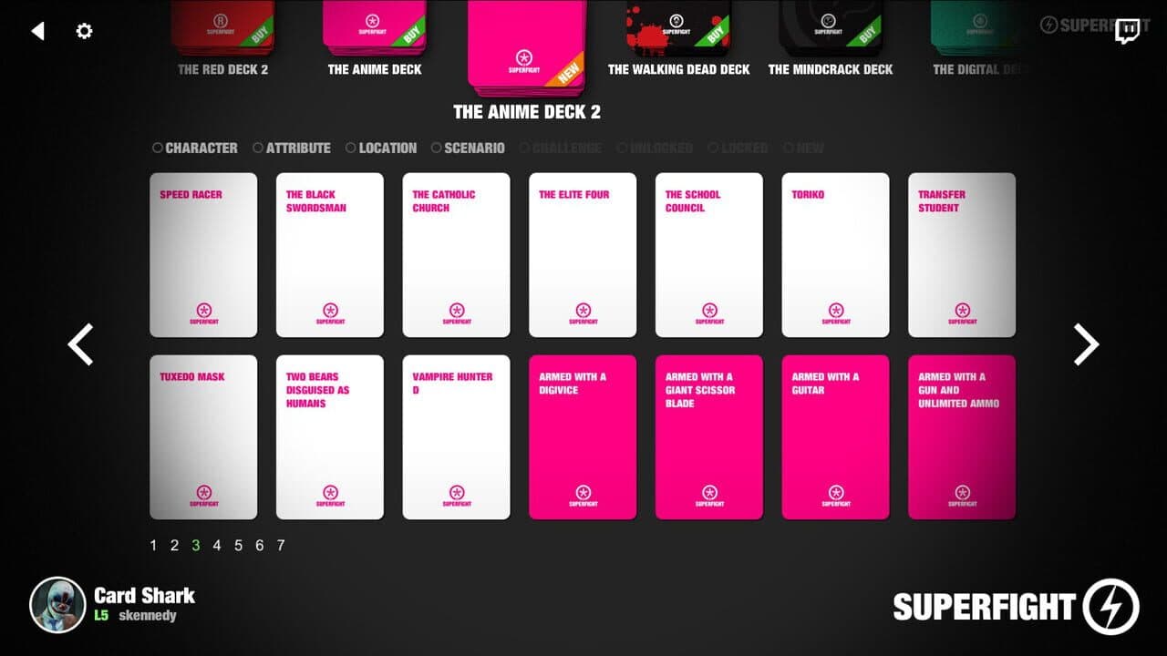 Superfight: The Anime Deck 2 thumbnail 3