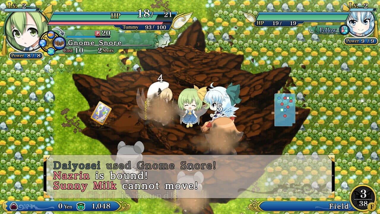 Touhou Genso Wanderer Reloaded: Daiyosei thumbnail 3
