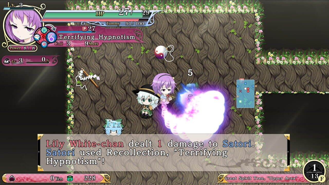 Touhou Genso Wanderer Reloaded: Satori Komeiji thumbnail 3