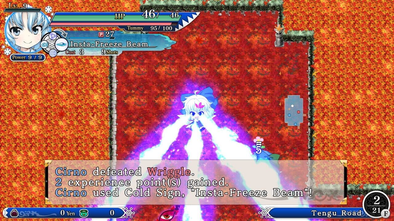 Touhou Genso Wanderer Reloaded: Cirno thumbnail 5