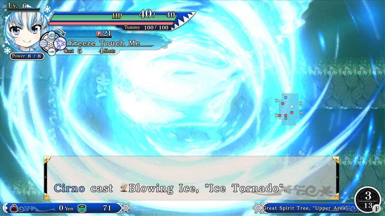 Touhou Genso Wanderer Reloaded: Cirno thumbnail 4