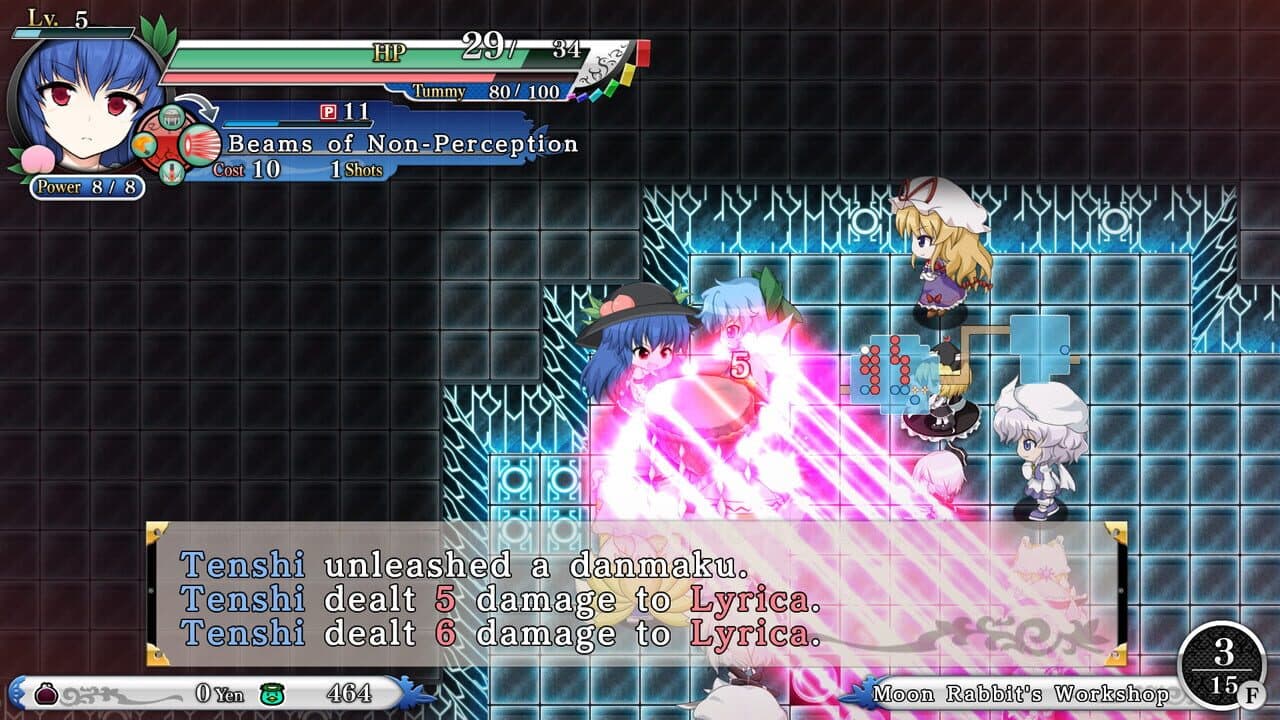 Touhou Genso Wanderer Reloaded: Tenshi Hinanawi thumbnail 4