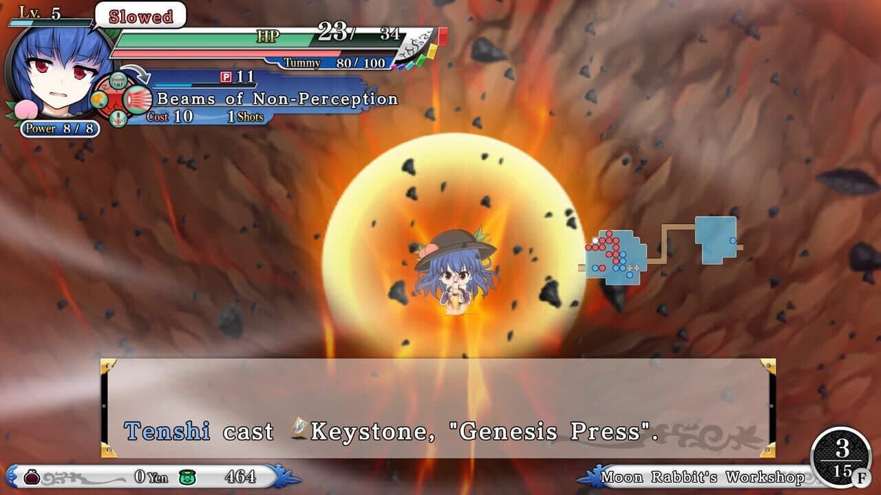 Touhou Genso Wanderer Reloaded: Tenshi Hinanawi thumbnail 3