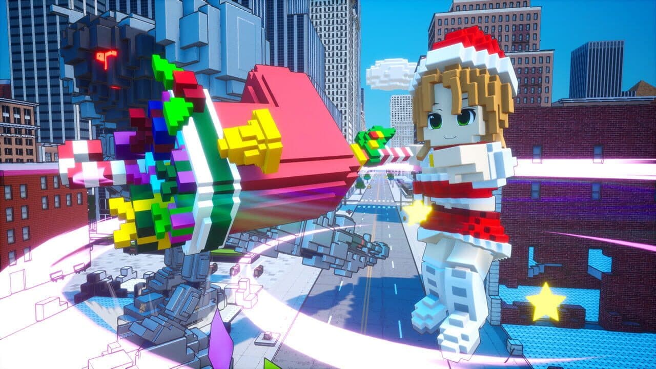 Earth Defense Force: World Brothers - Riho Futaba, Merry Santa Costume thumbnail 3