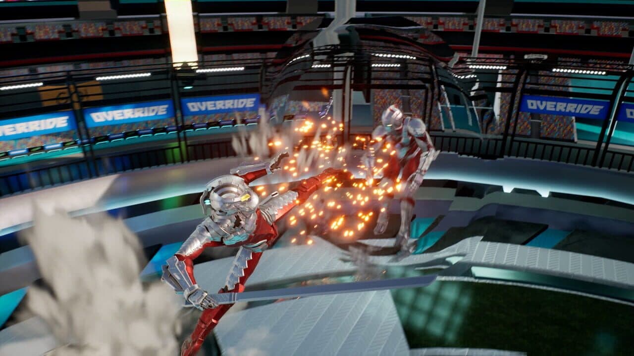 Override 2: Super Mech League - Dan Moroboshi Fighter screenshot 1