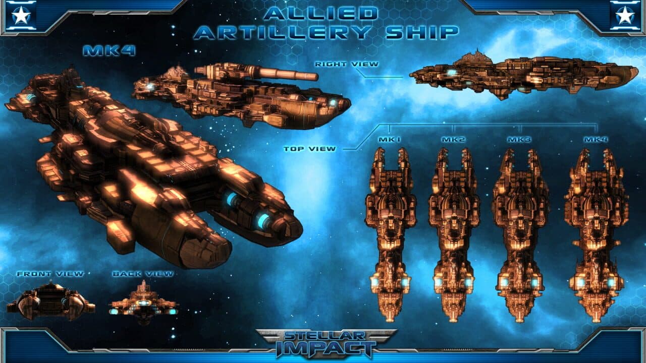 Stellar Impact: Artillery Ship screenshot 1
