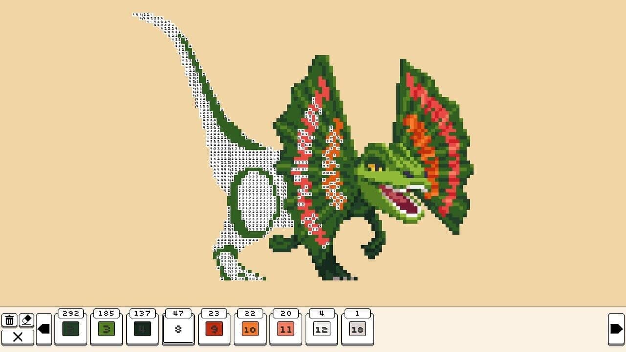 Coloring Pixels: Dinosaurs Pack thumbnail 2