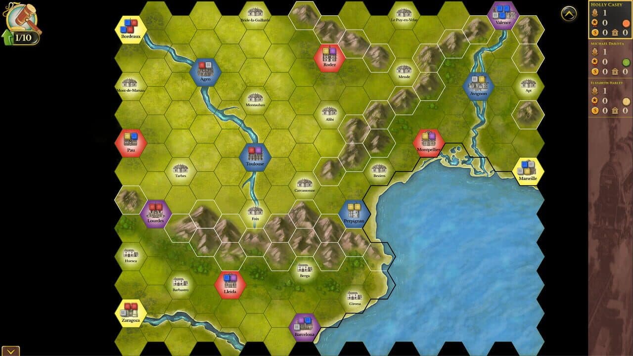 Steam: Rails to Riches - Carcassonne Map screenshot 1