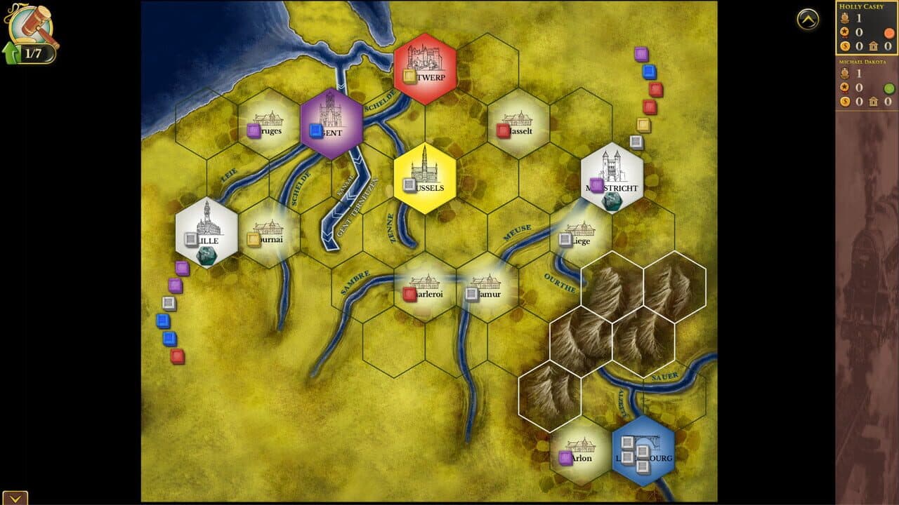 Steam: Rails to Riches - Belgium & Luxembourg Map thumbnail 2