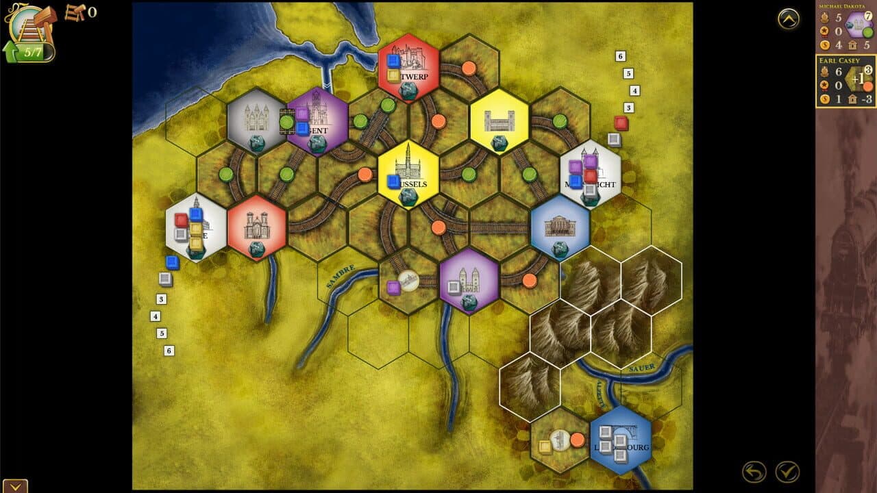 Steam: Rails to Riches - Belgium & Luxembourg Map screenshot 1