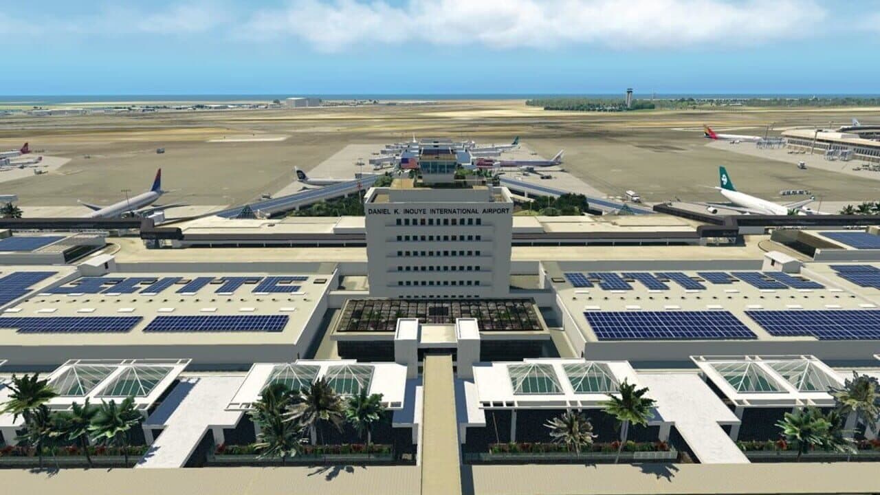 X-Plane 11: FunnerFlight PHNL - Honolulu International Airport + Pearl Harbor thumbnail 11