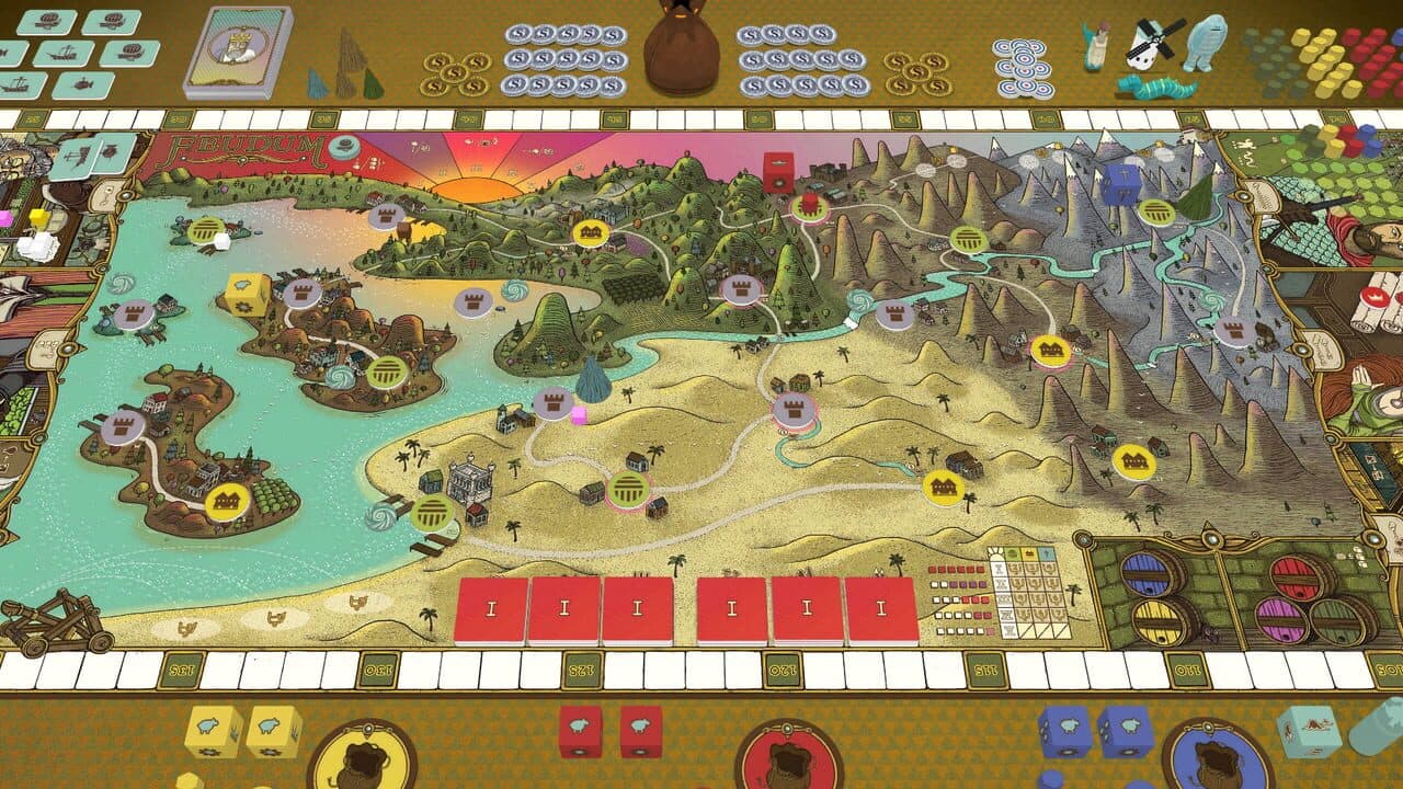 Tabletopia: Feudum + Expansions screenshot 1