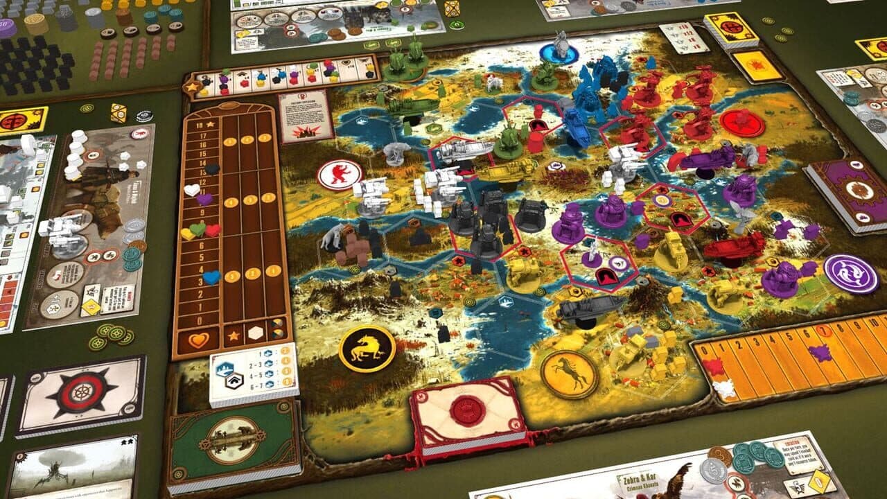 Tabletopia: Scythe - The Wind Gambit + Invaders from Afar thumbnail 6