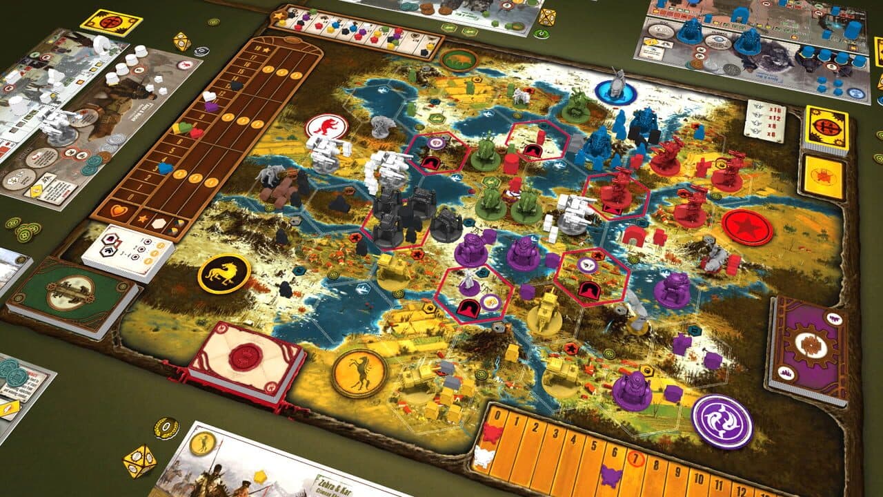 Tabletopia: Scythe - The Wind Gambit + Invaders from Afar thumbnail 2