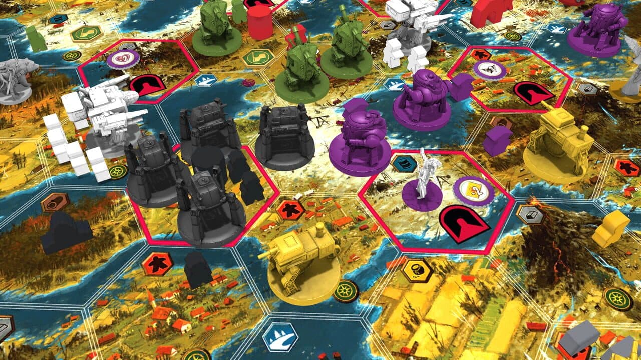 Tabletopia: Scythe - The Wind Gambit + Invaders from Afar thumbnail 4