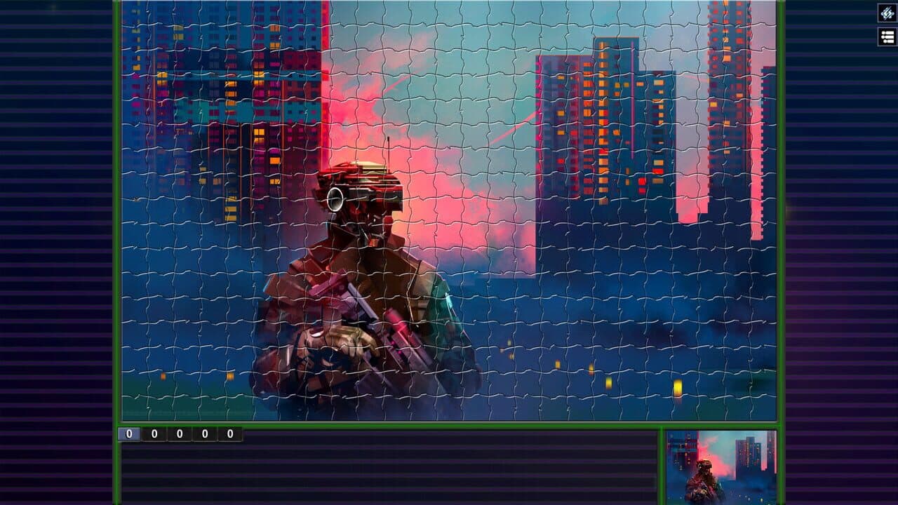 Pixel Puzzles: Illustrations & Anime - Jigsaw Pack: Cyberpunk screenshot 1