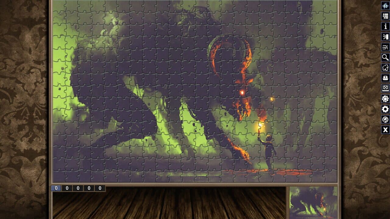 Pixel Puzzles: Illustrations & Anime - Jigsaw Pack: Legendary Beasts screenshot 1