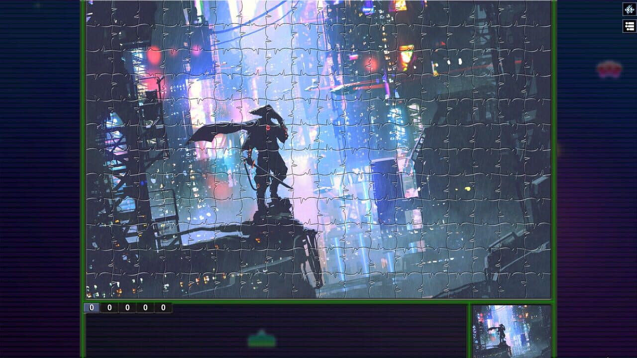 Pixel Puzzles: Illustrations & Anime - Jigsaw Pack: Cyberpunk thumbnail 3