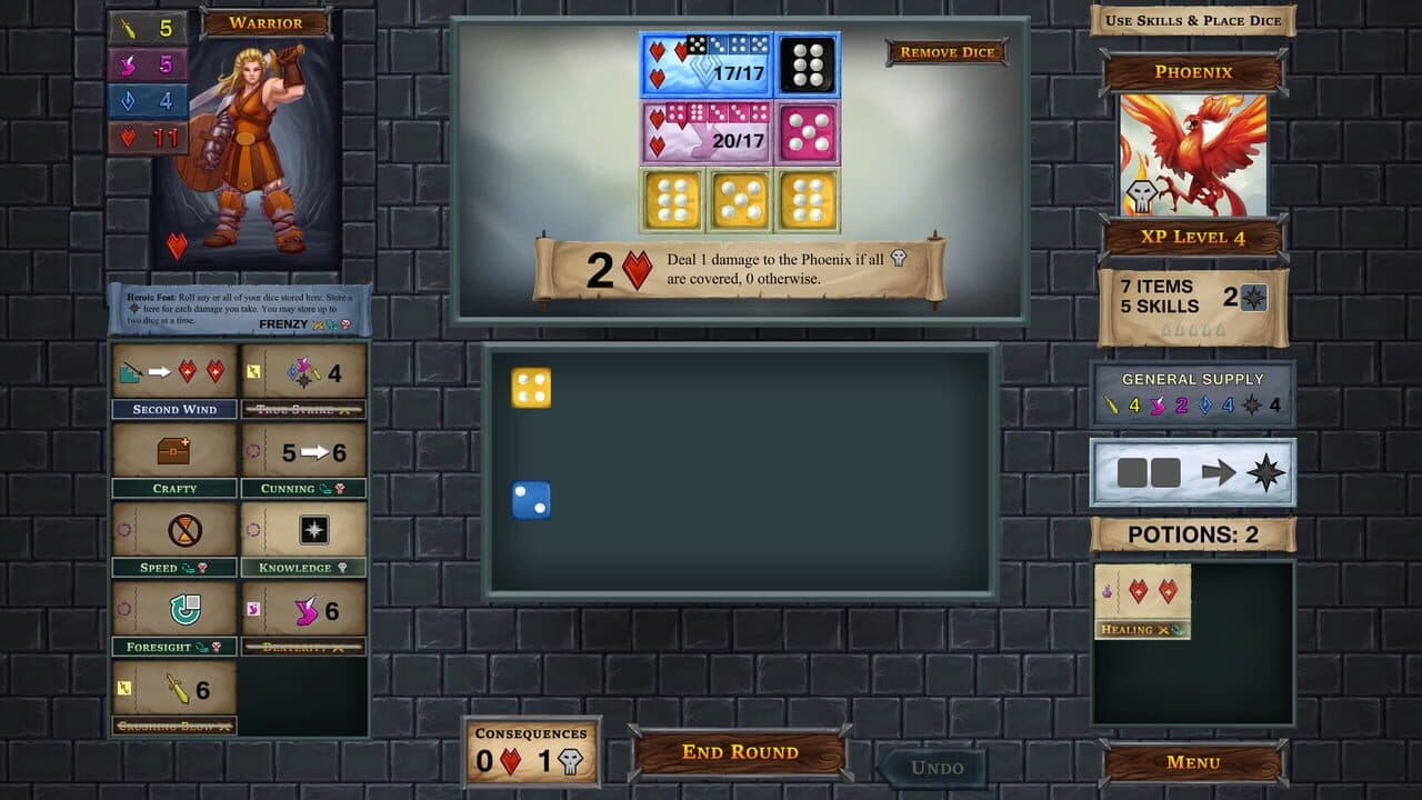One Deck Dungeon: Phoenix's Den screenshot 1