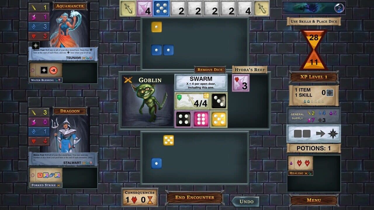 One Deck Dungeon: Abyssal Depths screenshot 1