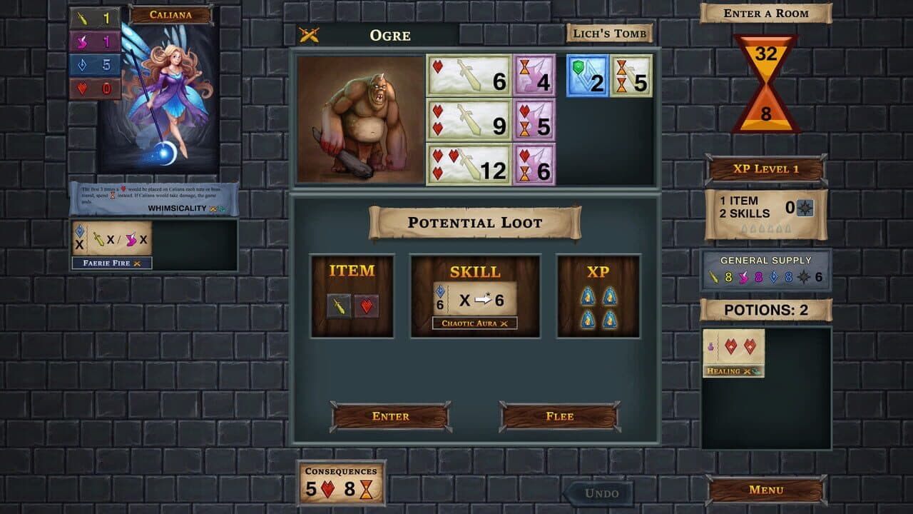 One Deck Dungeon: Caliana screenshot 1