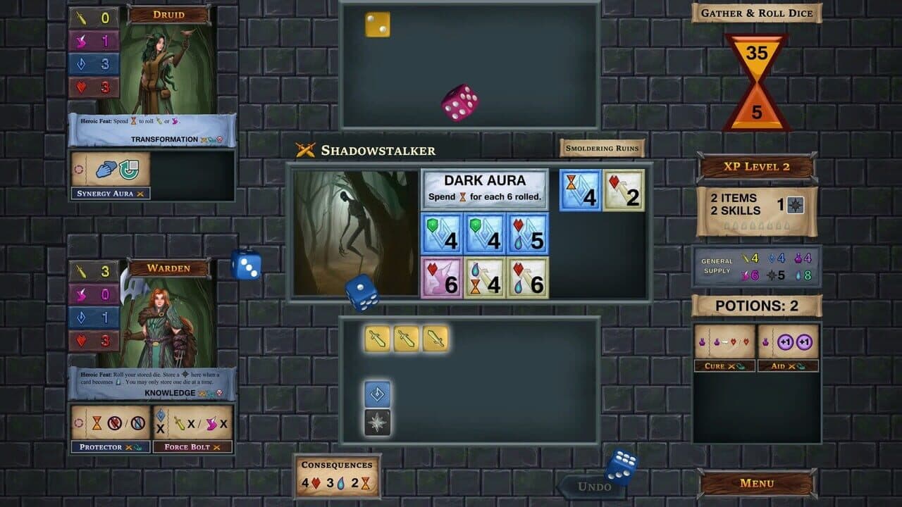 One Deck Dungeon: Forest of Shadows screenshot 1