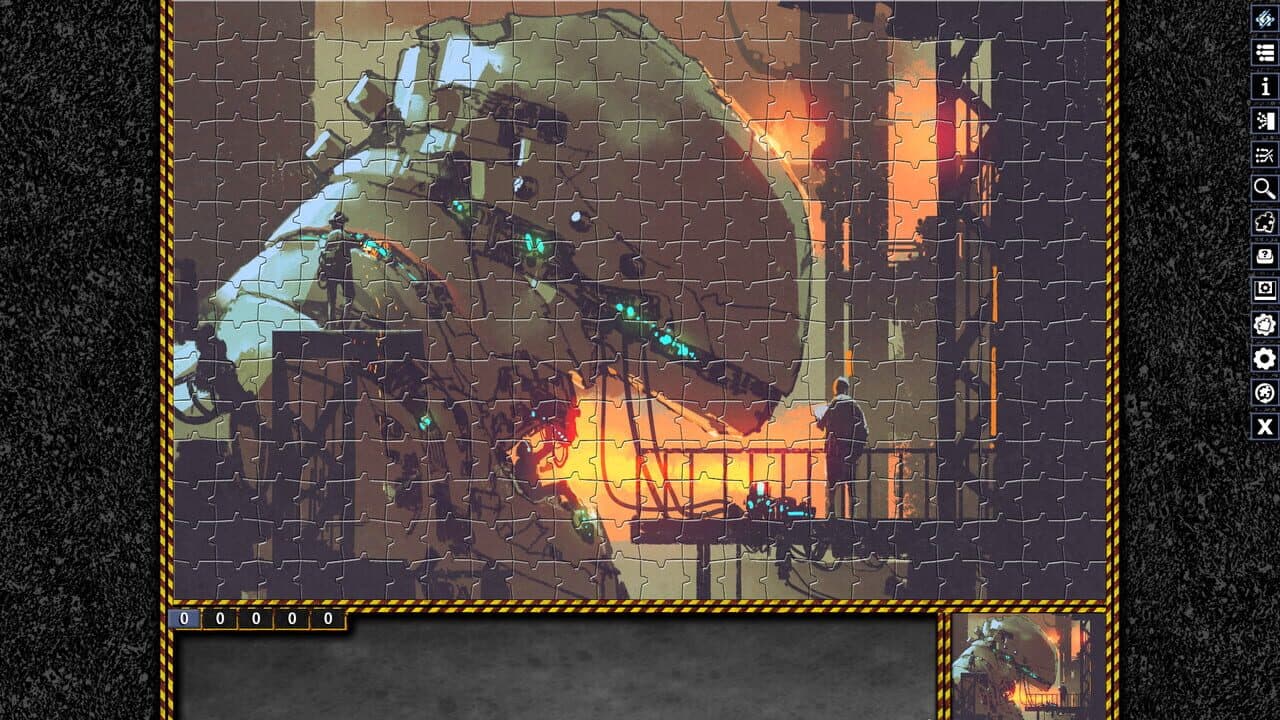 Pixel Puzzles: Illustrations & Anime - Jigsaw Pack: Mechs screenshot 1