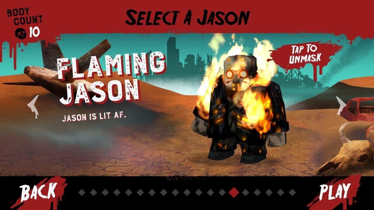 Friday the 13th: Killer Puzzle - Flaming Jason thumbnail 2