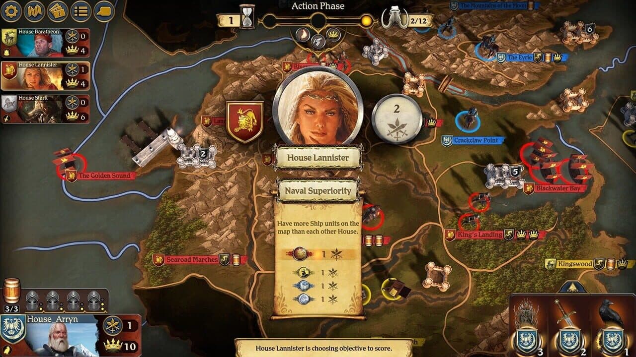A Game of Thrones: The Board Game - Digital Edition: A Feast for Crows screenshot 1