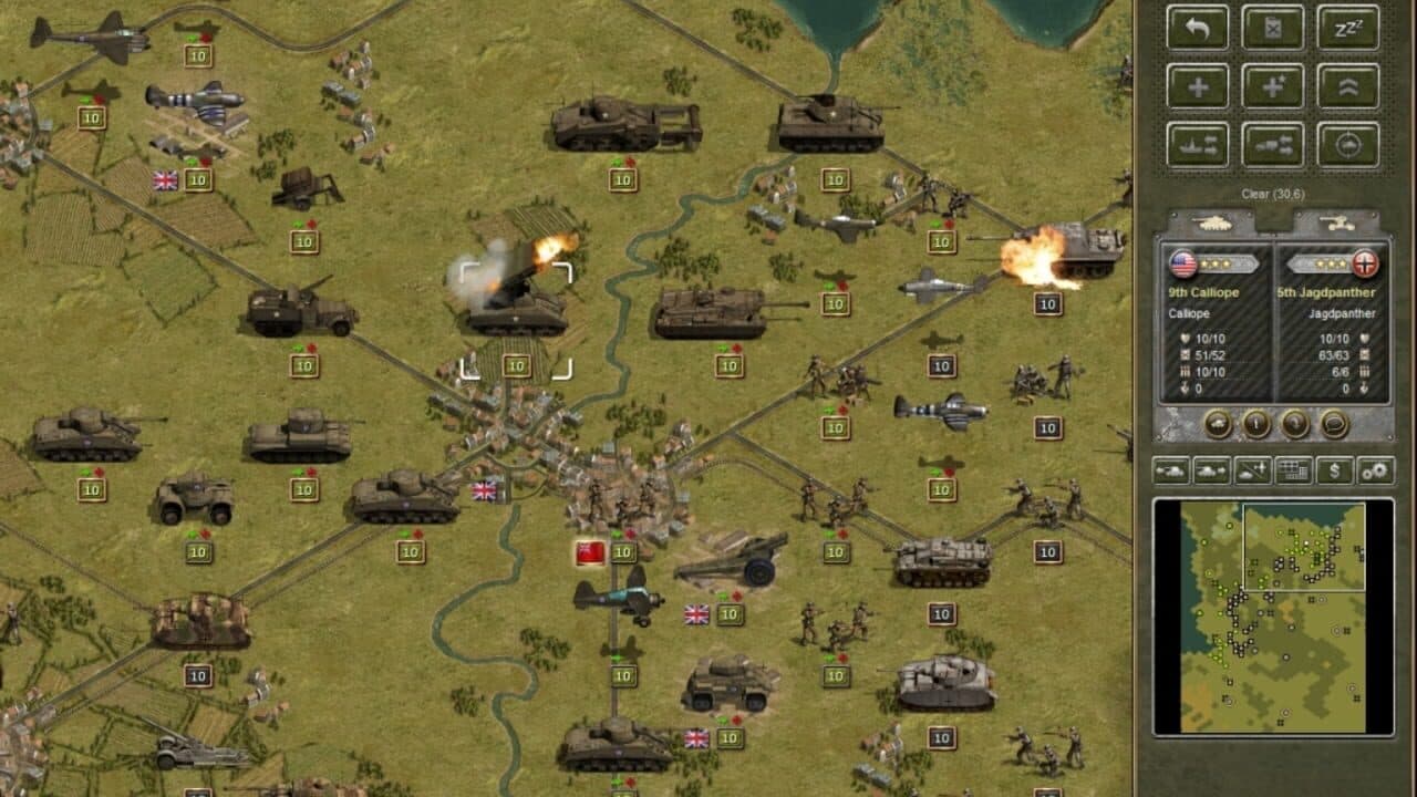 Panzer Corps: Allied Corps screenshot 1