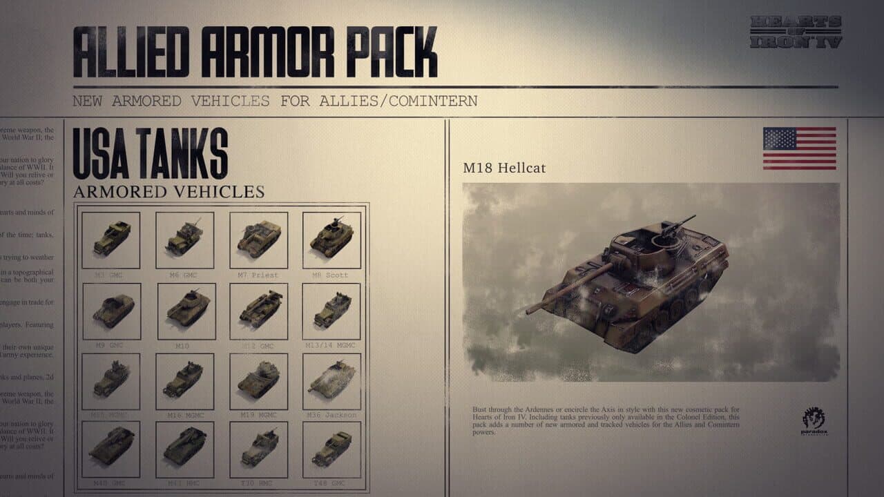 Hearts of Iron IV: Allied Armor Pack thumbnail 4