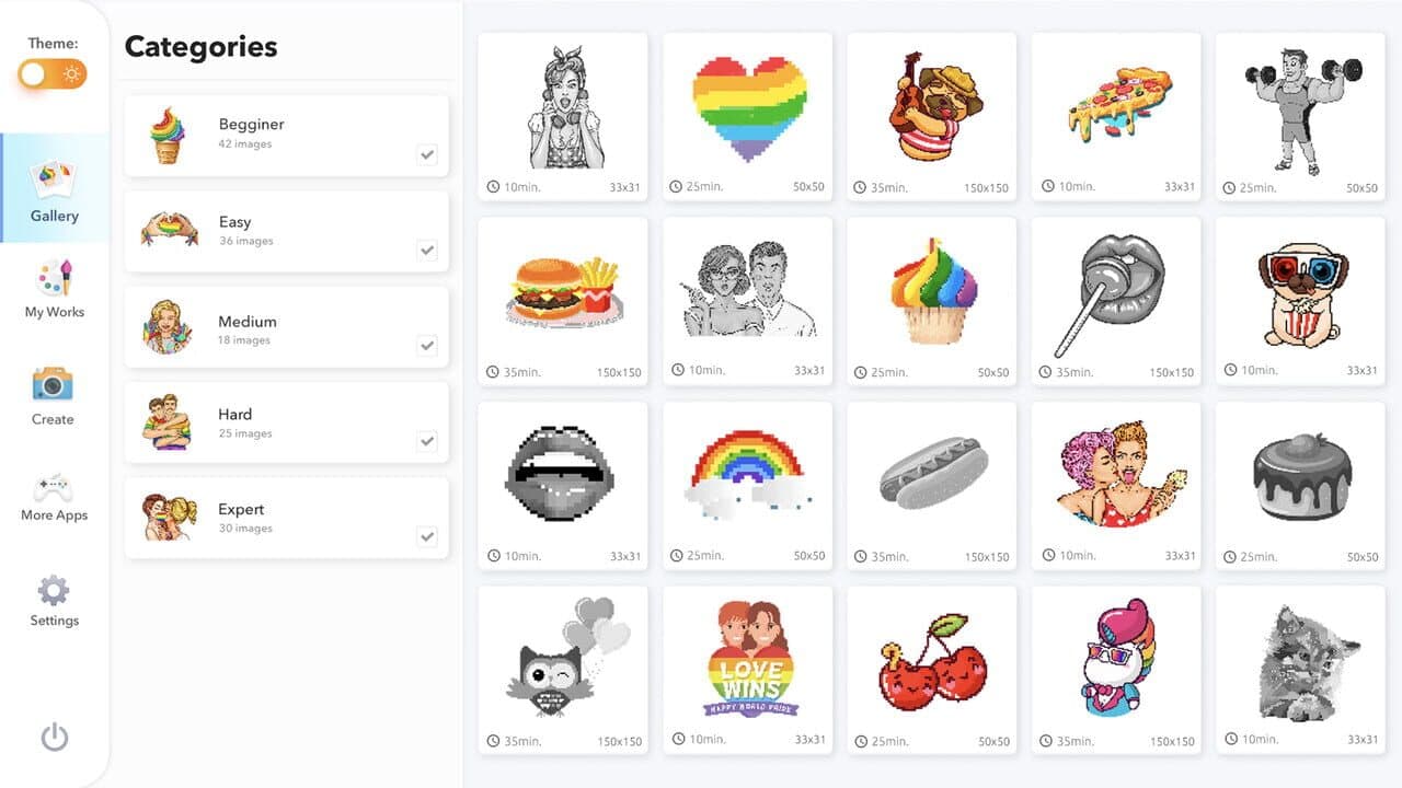 LGBT Color by Number for Adults thumbnail 7