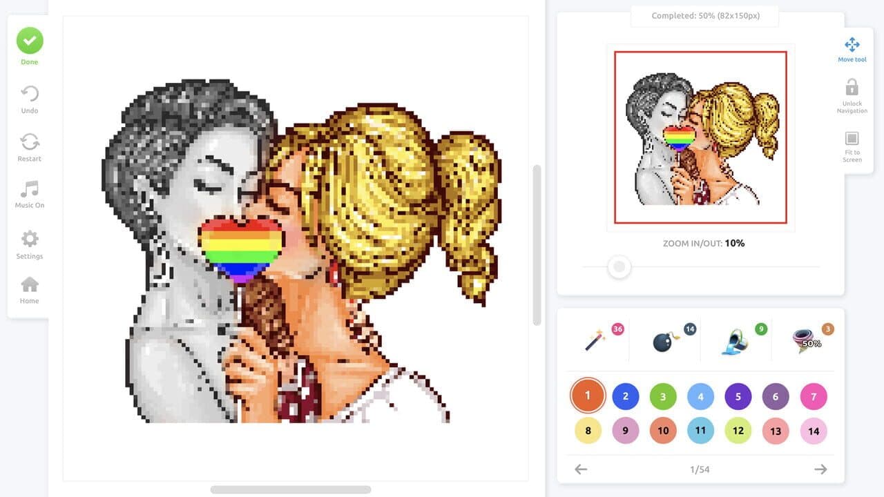 LGBT Color by Number for Adults thumbnail 10