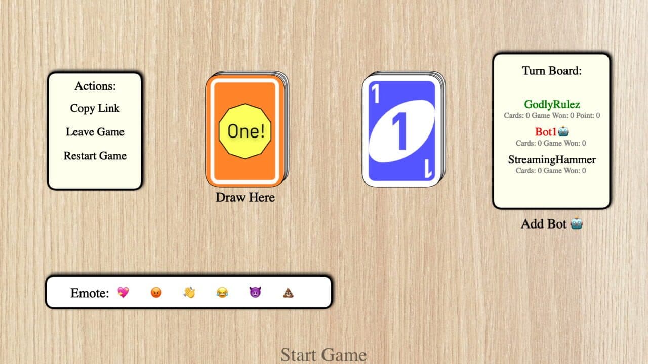 One: The Card Game screenshot 1