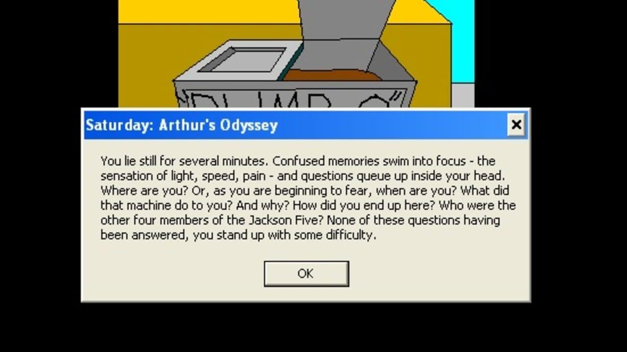 Saturday: Arthur's Odyssey thumbnail 3