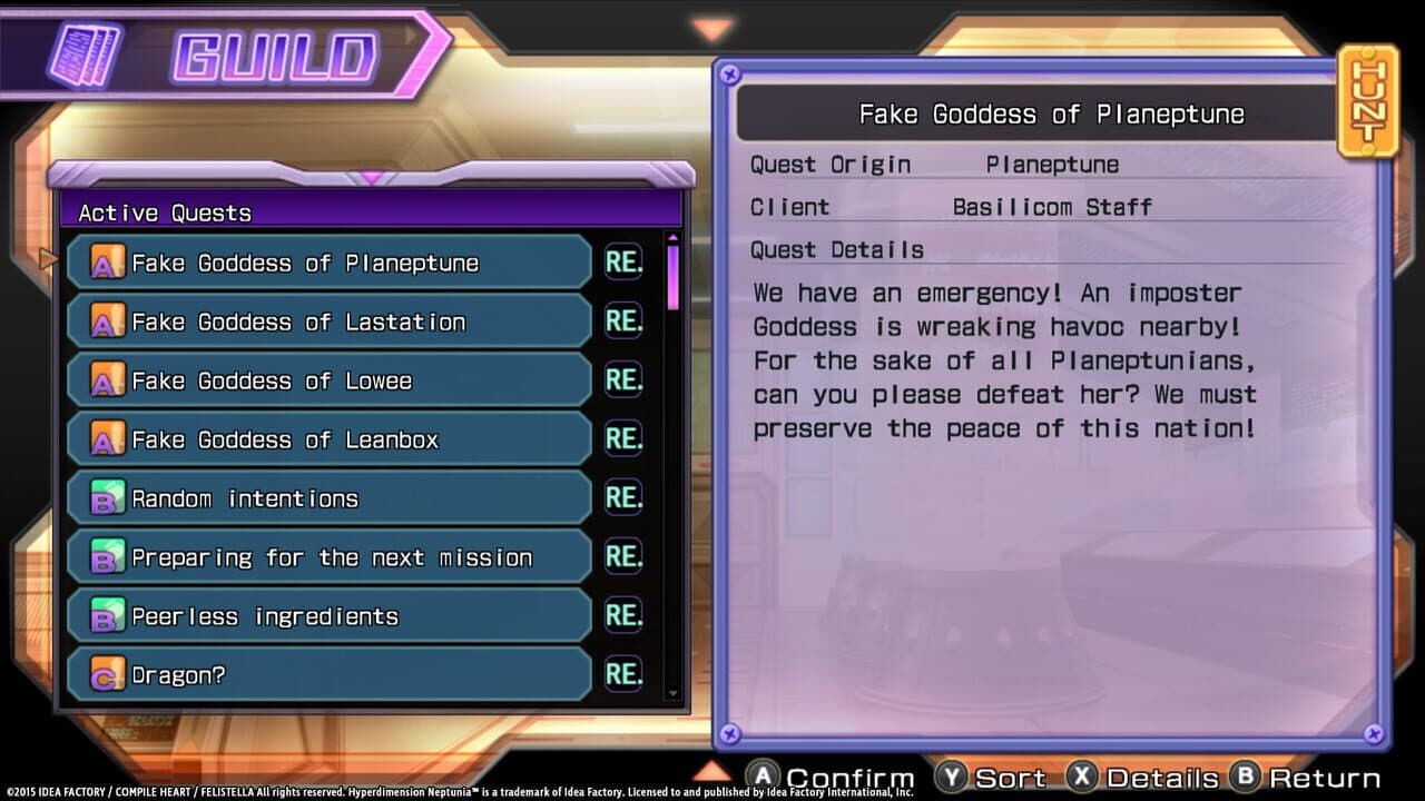 Hyperdimension Neptunia Re;Birth1: Shares Quests thumbnail 2